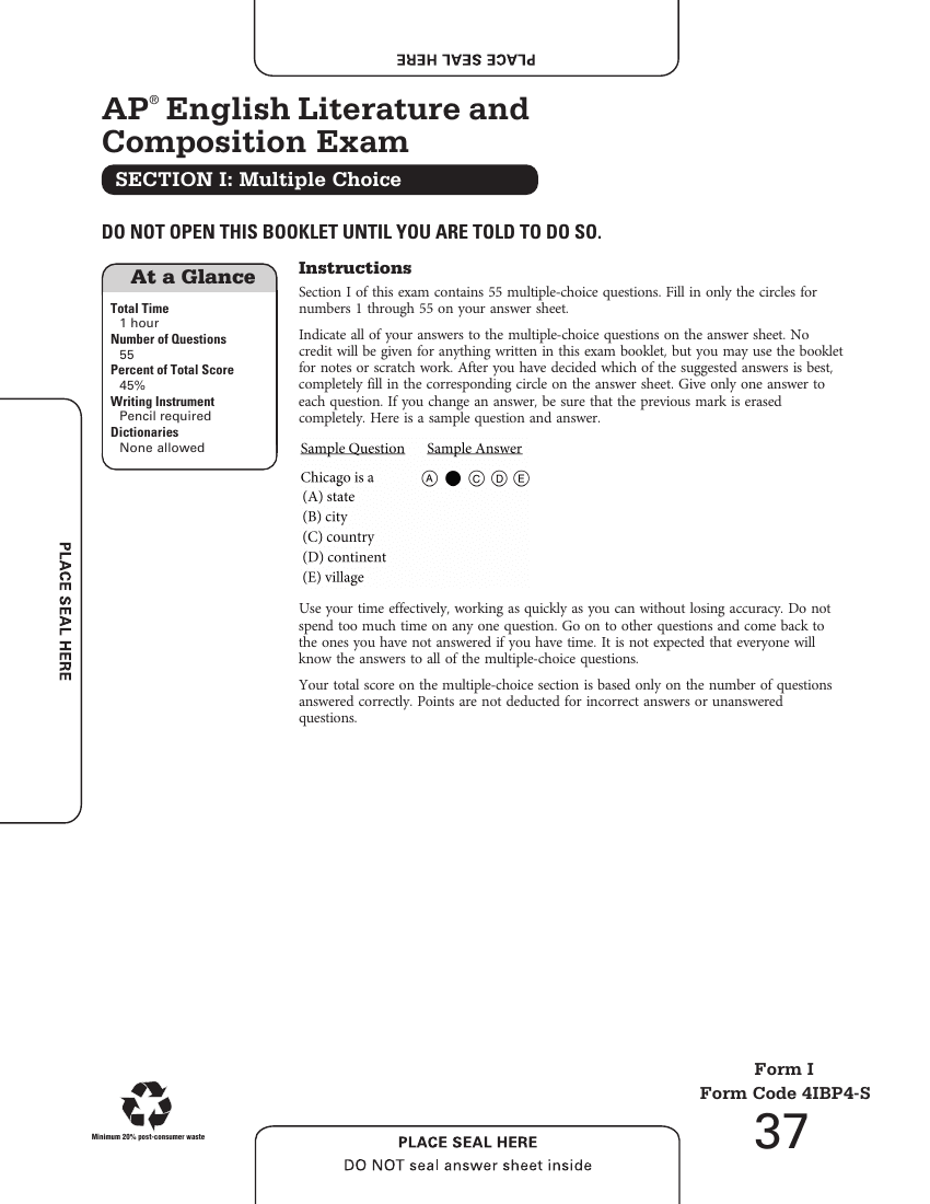 Section 1 cover